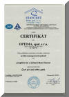 Certifikt ISO 9001 - 2001